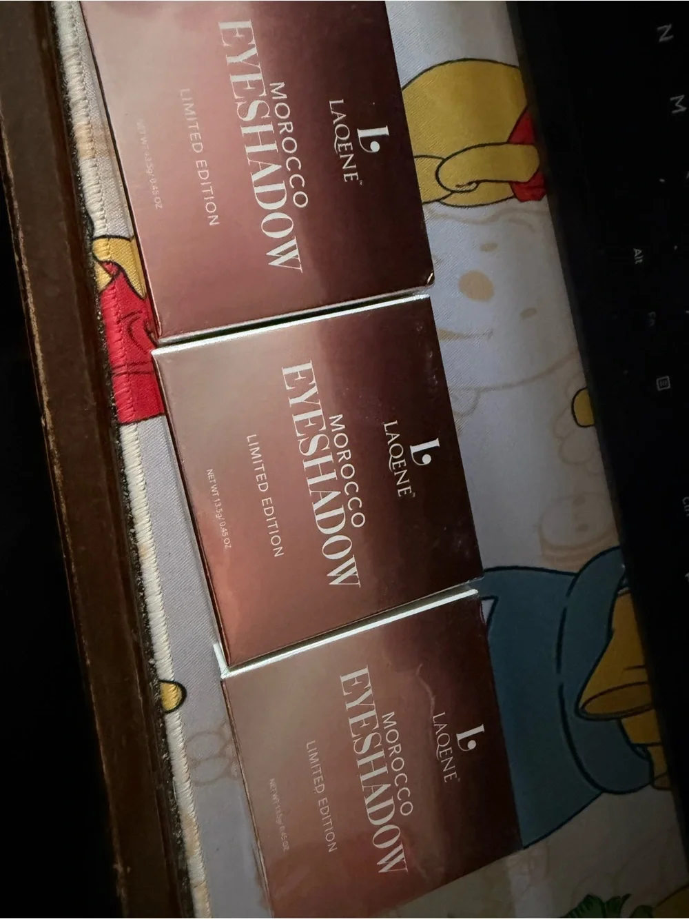 Lot 3x Eyeshadow - Moroccan Red City - Unforgettable Eyes - Matte and Shimmer,
